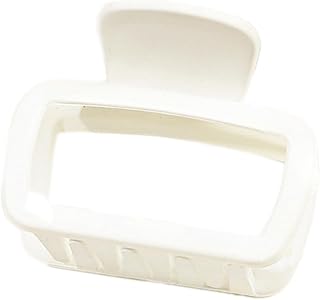 3 pinzas pequeñas para el pelo para mujer, pinzas de plástico antideslizantes, pinzas para el pelo para cabello fino y grueso, pinzas para el pelo con fuerte sujeción para mujeres, color blanco leche