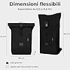Johnny Urban Zaino Donna e Uomo Nero - Robin Medium - Zainetto con Vano per PC Portatile - Backpack per Viaggio, Lavoro, Università, Ufficio - Idrorepellente #1
