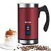 Huogary Milk Frother, Electric Milk Steamer for Hot and Cold Milk,Stainless Steel Milk Warmer,Silent Operation and Non-Stick Interior