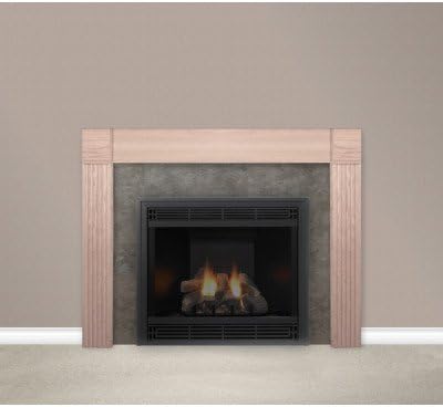 HWFMS48UO 48-Feet Solid Oak Unfinished Mantle Surround