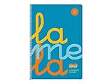 cuaderno lamela 4mm alcampo 80 hojas de papel offset blanco de 90 gr, pack de 5