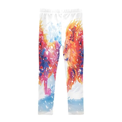 Bolaz Toddler Girls Leggings Printed Yoga Pants Leggings Winter Running Lions for Kids2