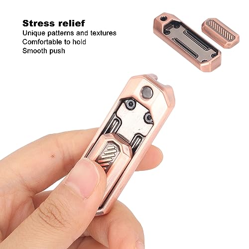 Brinquedo deslizante, brinquedo deslizante de metal engraçado para TDAH, alívio ergonômico da ansied