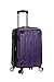 Rockland London Hardside Spinner Wheel Luggage, Purple, Carry-On 20-Inch