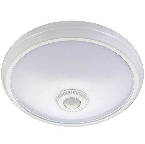 Maclean MCE131 ACU - Plafón de Techo con Detector de Movimiento con luz de Emergencia por Infrarrojos