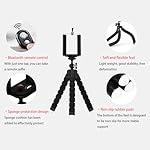Mini Tripod,Sponge Tripod with Phone Holder Flexible Bracket with Wireless Remote and Smartphone Clamp,for Mobile Phones and Cameras - Image 5