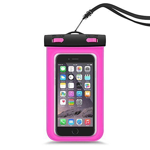 Lacheng Universal Waterproof Case/Bag for Samsung Galaxy S6 and iPhone 6/6 Plus up to 6.0