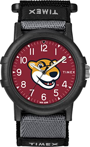 Image of Timex Unisex Collegiate Recruit 38mm Watch - Tennessee Volunteers with Black Fabric Strap