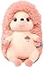 SINYUE 23/30/40 cm Kawaii riccio farcito animale, cartone animato riccio peluche cuscino bambola, riccio peluche regalo per bambini (dimensioni: 30 cm, colore: rosa)