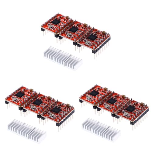 Module A4988 pour imprimante 3D Mobestech lot de 3 pièces pour contrôle de moteurs pas à pas
