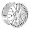OE Wheels CV08B 18 Inch Rim Fits Corvette C6 ZR1 Style 5x120.65 18x8.5 Chrome - Hollander 5402 (1)