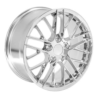 OE Wheels CV08B 18 Inch Rim Fits Corvette C6 ZR1 Style 5x120.65 18x8.5 Chrome - Hollander 5402 (1)