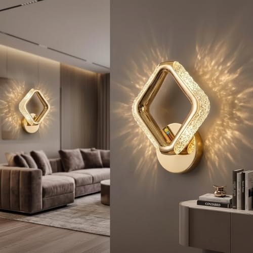 Image of Lyse Decor Wall Lights for Home Decoration LED Wall Light with 3 Color Modes, Easy Installation, Ideal for Modern Interiors, Bedroom, Living Room, Hallway, Office (2, WL90)