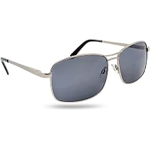 Eyelevel Pilot Sunglasses in Silver - Classic Pilot Style Sunglasses for Men - With UV400 Protection & CAT3 Lens