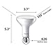 PHILIPS LED Flicker-Free BR30 Light Bulb, EyeComfort Technology, Non-Dimmable, 650 Lumen, Soft White (2700K), 9W=65W, E26 Base, 6-Pack