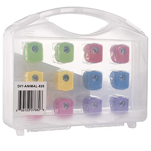 Scrapbook Paper Punchers - 12 Unique Animal Hole Punchers - Scrapbooking Supplies Kit And Accessories, Diy Craft Card Making, Office Supplies, Gifts #TOP5