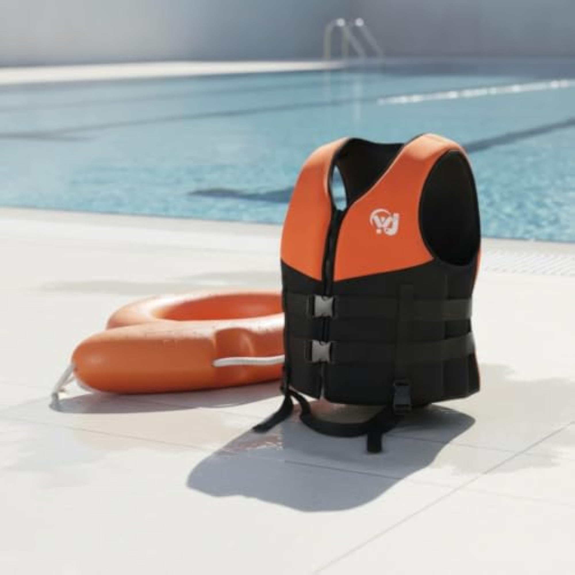 Adjustable Front Zipper Neoprene Life Vest for Adults