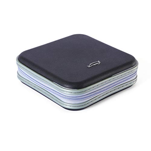 Home Wing Dvd Storage Case, Durable Cd Case For Dvd Player Discs Collection Black #TOP5