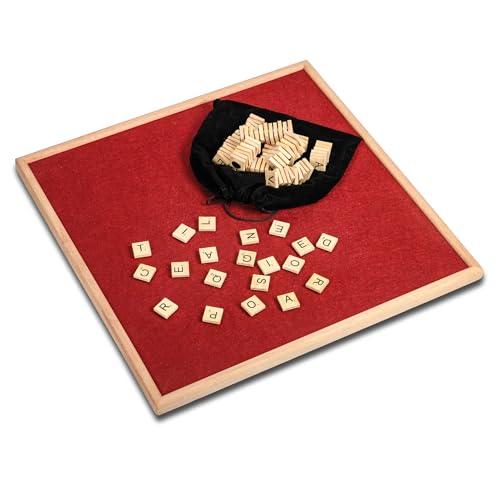 Panda Ant Board Game Lazy Susan for Scrabble 360 Rotating Tray & Magnetic Tiles