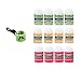 Essential Lip Naturals Mini Lip Balm Assorted Flavors12 Count | Bundle with | 1 Mini Neoprene Sleeve | Lip Balm Holder with Swivel Clip by Mile High Online (13 Total Items)