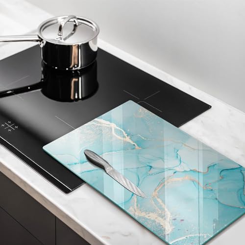 Planche à découper résistante à la cuisson 30x52cm Wallfluent pour plan de travail