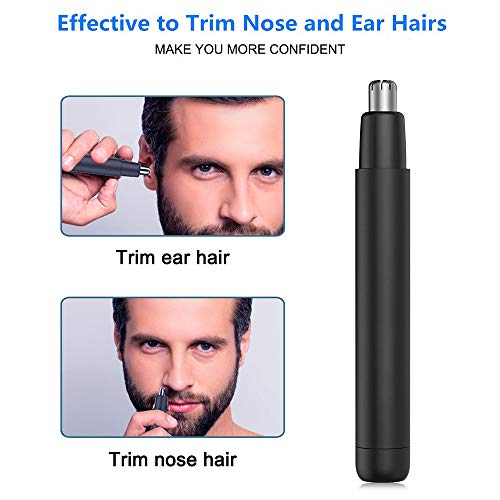 Kordain Ear And Nose Hair Trimmer Clipper, Professional Painless Eyebrow Hair Trimmer For Men Women, Electric Waterproof Facial Hair Remover Epilator Shaver With Dual Edge Blades For Easy Cleansing #TOP1