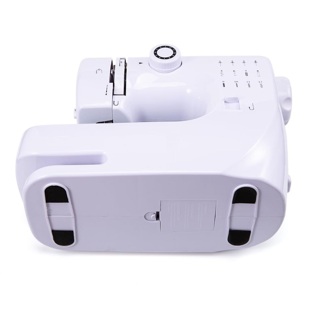Macchina da cucire elettrica portatile per principianti, mini macchina da cucire per adulti con kit da cucito a 12 punti