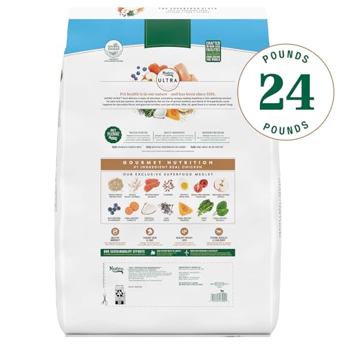 Image of Nutro Ultra Weight Management Dry Dog Food, Chicken, Lamb & Salmon, 24 lb