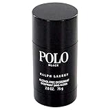 Ralph Lauren Polo Black Deodorant Stick for Men, 2.6 oz, Single