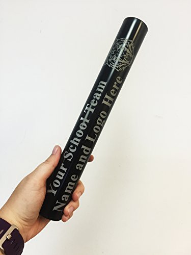 Custom Black Aluminum Track And Field Relay Baton Personalized Gift For Him, For Her, For Boys, For Girls, For Husband, For Wife, For Them, For Men, For Women- Your Team Name And Logo Engraved #TOP3