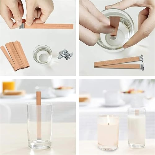 Mechas de madera para velas paquete 200 unidades miniatura 5