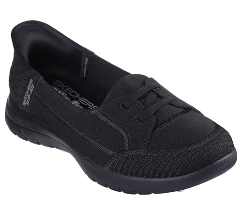 Skechers Women'sSlip-ins: On-The-GO Flex - Top Notch, Black/Black, 11
