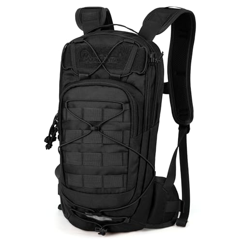 Mardingtop 10L Fahrradrucksack MIT MOLLE System Leicht und Atmungsaktiv Für Radfahren Laufen Wandern sowie Alltag