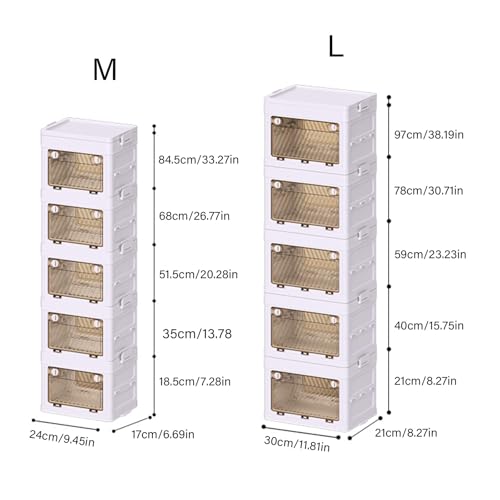 Armoire pliante avec cubes de rangement modulaires et rigides
