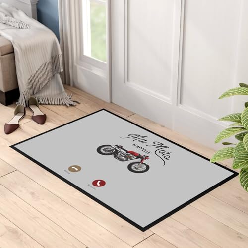 Paillasson Moto m'appelle Passion l'esprit Cafe Racer chez vous