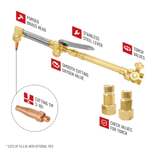 Rx Weld RX250H-HC Oxygen Acetylene Torch Kit thumb #1