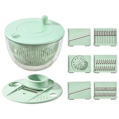 Escurridor de verduras genérico – Escurridor de pasta y patatas fritas | Rallador de verduras multiusos – Transparente para cocina, almacenamiento fácil, herramienta versátil para preparación de