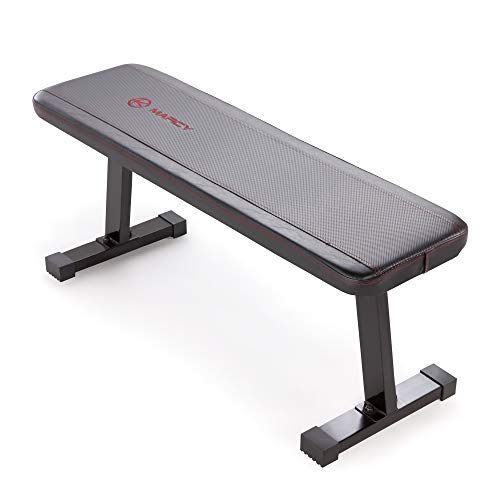 Marcy Flat Utility Weight Bench for Home Gym Weight Training and Ab Exercises