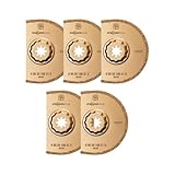 FEIN Hartmetall Sägeblatt Ø 90 mm, Ve. 5 St., Aufnahme StarlockPlus, segmentiert, Schnittbreite ca. 2,2 mm., zum Austrennen schadhafter Fliesenfugen.Auch zum Fräsen von Schlitzen in Baumaterialien