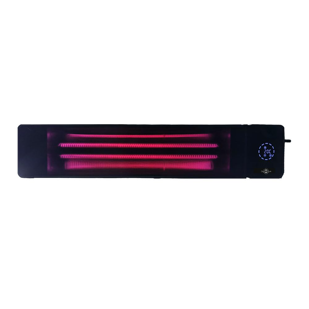 Grzejnik tarasowy na podczerwień 4500-2250W ElectricSun czarny, 100x18cm