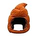 lili-nice Juguetes De Peluche Divertido Forma De Mierda Sombrero Poop Head Wear Mierdas Lindas Juguetes De Peluche Muñeca Broma Gato Complicado Juguete Suave