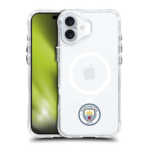 Protection antichoc iPhone 16 Plus Manchester City coque renforcée de qualité militaire