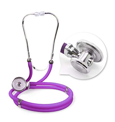 AlexVyan Certified Acoustic Sprague Dual Double Tube Stethoscope Stainless Steel KT-102 for Doctor Professional Student (Purple) (B07WN7C926) Amazon Price History, Amazon Price Tracker