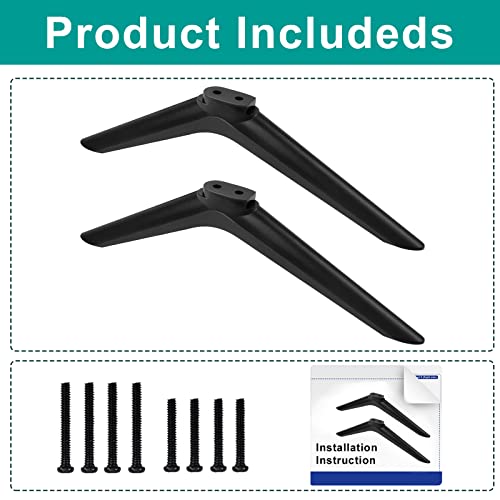 Tv Stand Base For Hisense Tv Legs, Base Stand For Hisense 32" 40" 43" Smart Tv, For 32H4030F 32H4F 32H4F5 32H4030F1 40H4030F 43H4030F, Replacement For Hisense Tv Stand With Screws And Instruction #TOP6