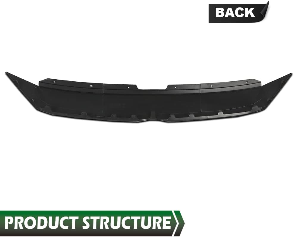 GRAND ORANGE Grille Cover Compatible with 2014-2016 Mazda 3 2014 3 Sport Upper Primed Plastic BJS75003351 BHN15003351 MA1201100