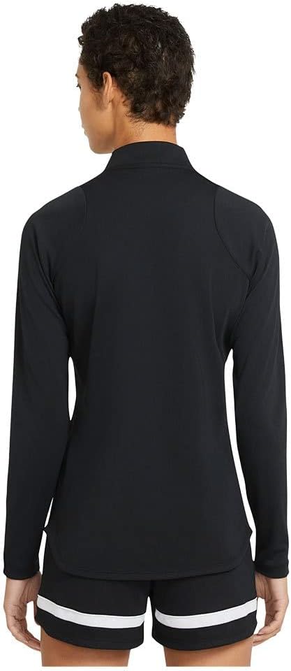 Nike Womens Dri-FIT Academy Full-Zip Top Black/White Size Small