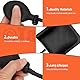 Tanstic 4 Stück Montagekissen Luftkissen Luftkeil Tasche Pumpe Hebekissen Commercial Grade Luftkeil Tasche professionelle Nivellierung Kit & Alignment Tool aufblasbare Shim Tasche (220LB Rating)