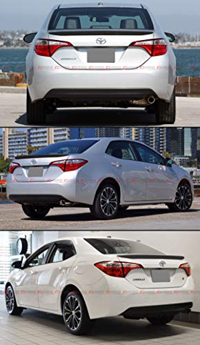 2014–2019 Toyota Corolla JDM Sport Trunk Spoiler | Gloss Black Rear Wing - Image 5