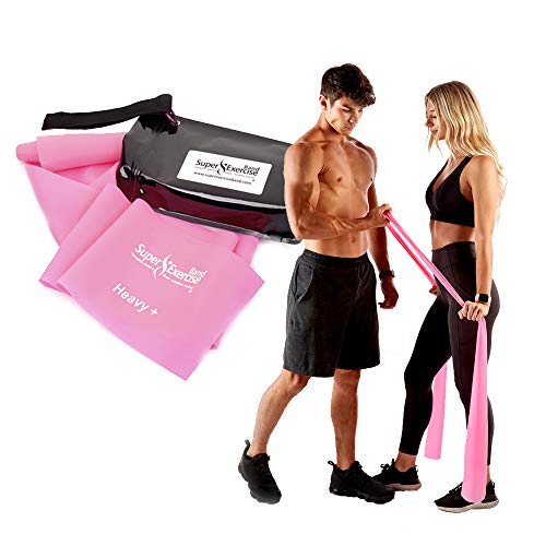 Resistance Bands for Working Out | 7Ft Long Resistance Bands |Exercise Bands with Carry Pouch and Door Anchor I Latex Free Workout Bands Including an Exclusive iPhone App and E-Book