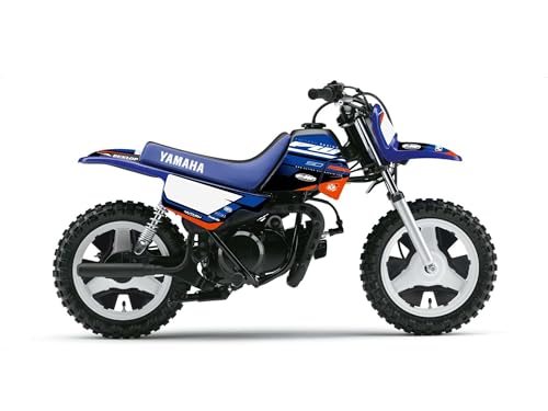 Kit déco motocross Kutvek shok bleu PW 50 1981 autocollant habillage